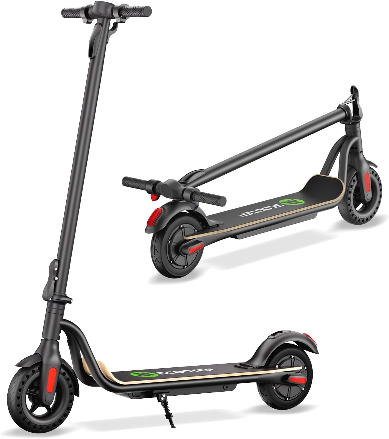 MEGAWHEELS Electric Scooter,Electric Scooter Adults,8in Honeycomb Tires,250W Motor,Foldable E Scooter for Commuting, Outdoor, Short Travel UL2272-26 lb Lightweight