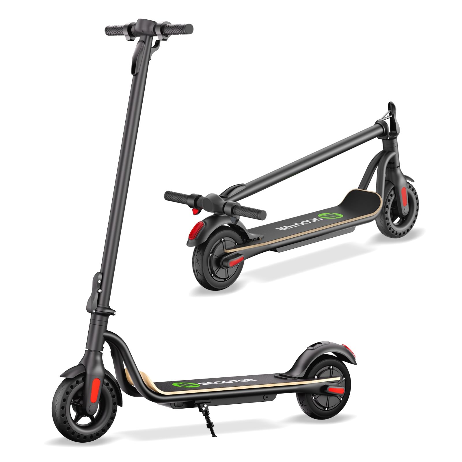 MEGAWHEELS Electric Scooter,Electric Scooter Adults,8in Honeycomb Tires,250W Motor,Foldable E Scooter for Commuting, Outdoor, Short Travel UL2272-26 lb Lightweight
