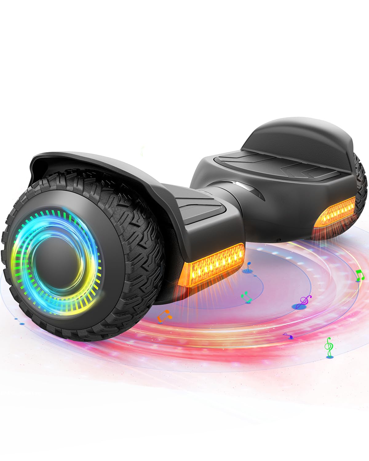 Gyroor Self Balancing Scooter New G13 All Terrain Balancing Scooter with LED Lights & 500W Motor, Self Balancing Off Road with Bluetooth for Kids ages 6-12 and Adults