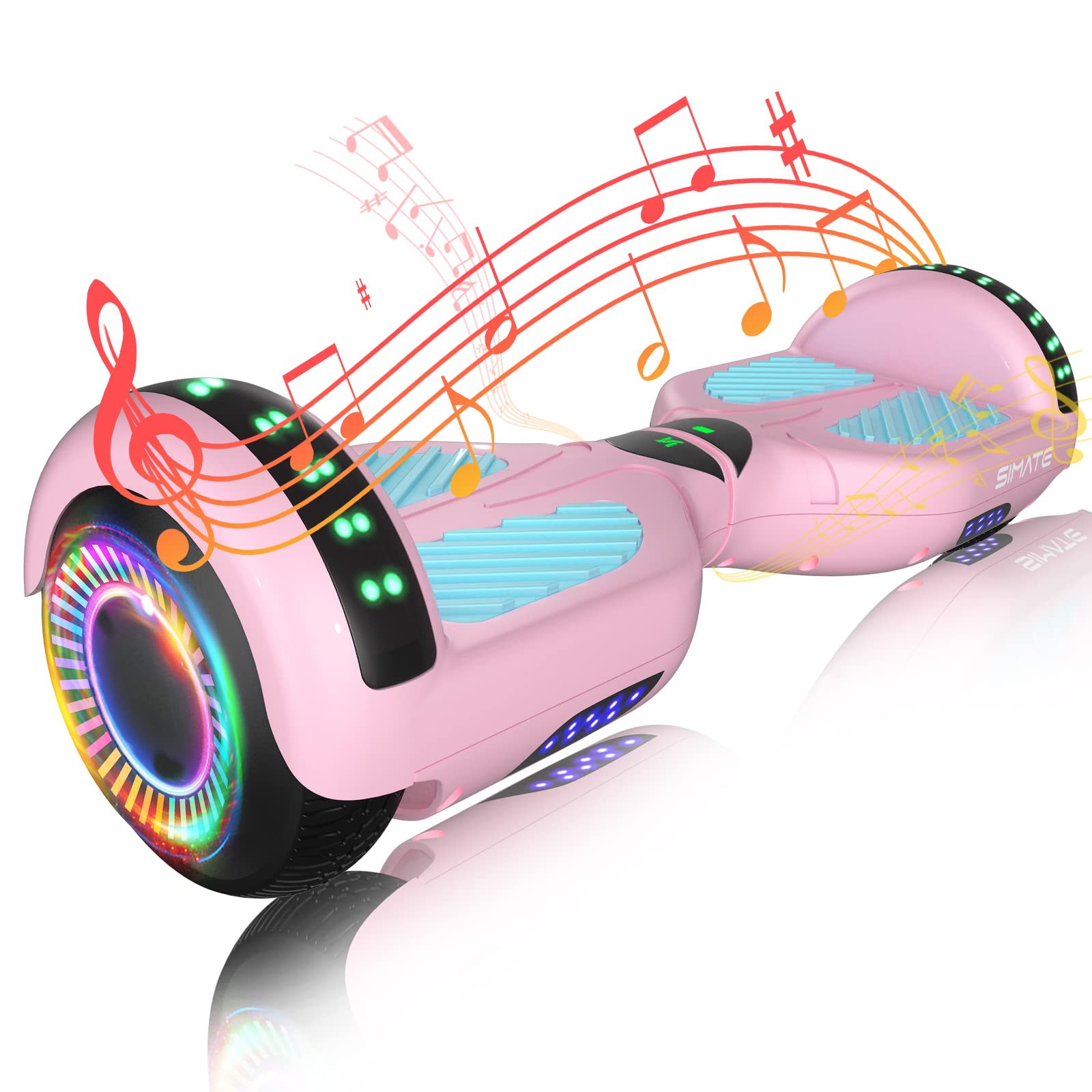 Scooter, Bluetooth & Corlorful LED Lights, Gifts for Kids & Adults & Girls & Boys, for All Ages
