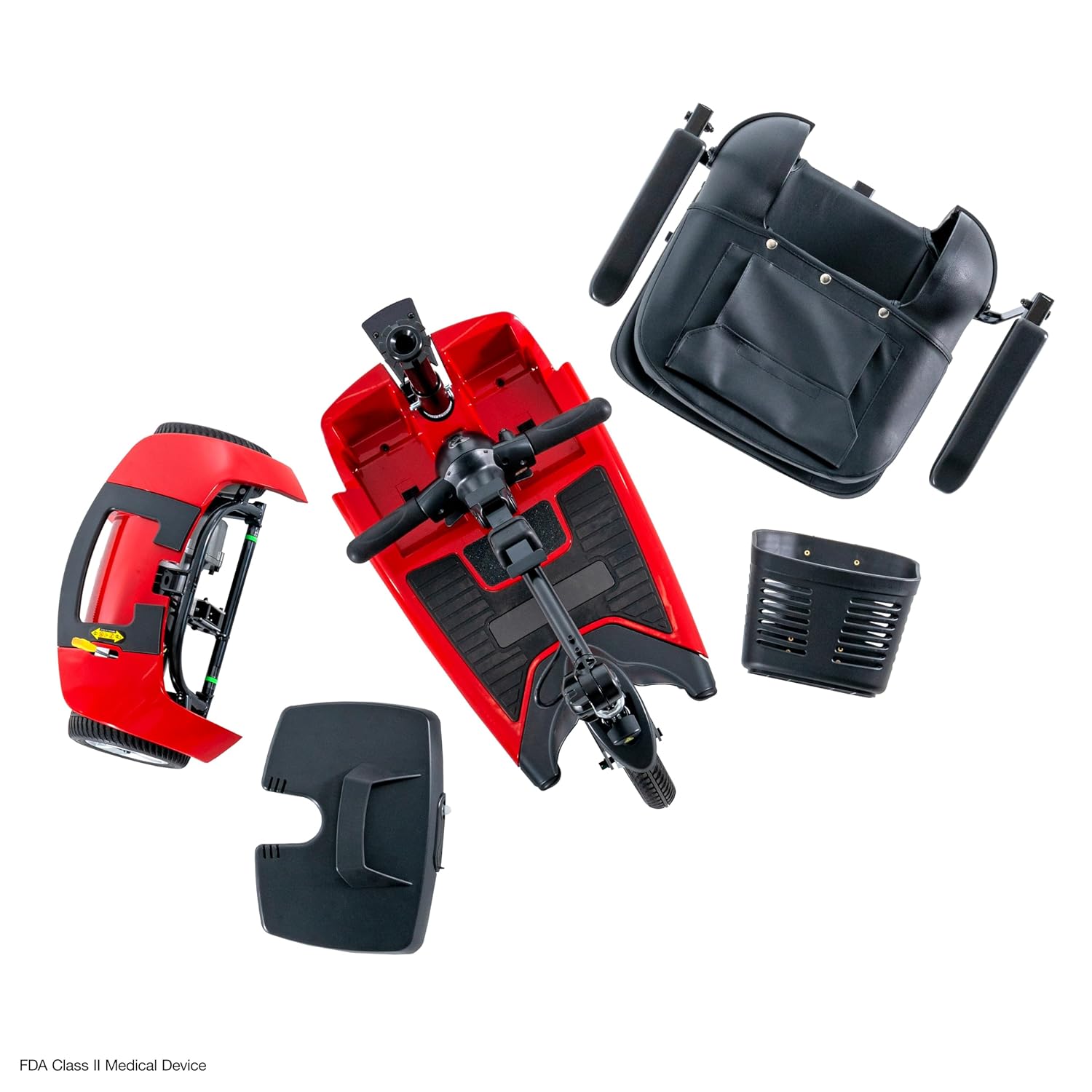 Rascal Venture 3-Wheel Mobility Scooter, Long-Range Battery-Powered Electric Travel, Easy Compact Transport, Battery Included, for Indoor/Outdoor Use