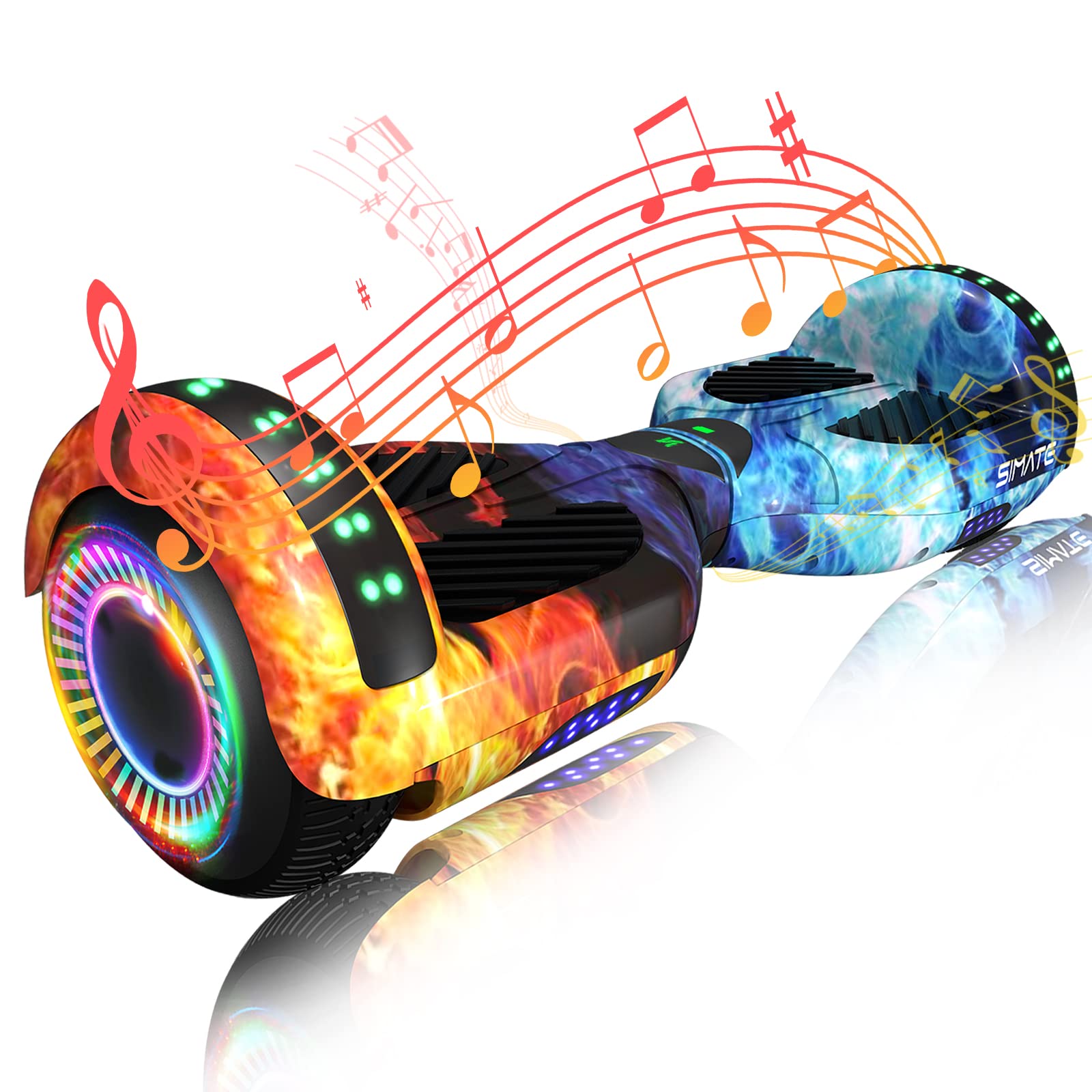 Scooter, Bluetooth & Corlorful LED Lights, Gifts for Kids & Adults & Girls & Boys, for All Ages