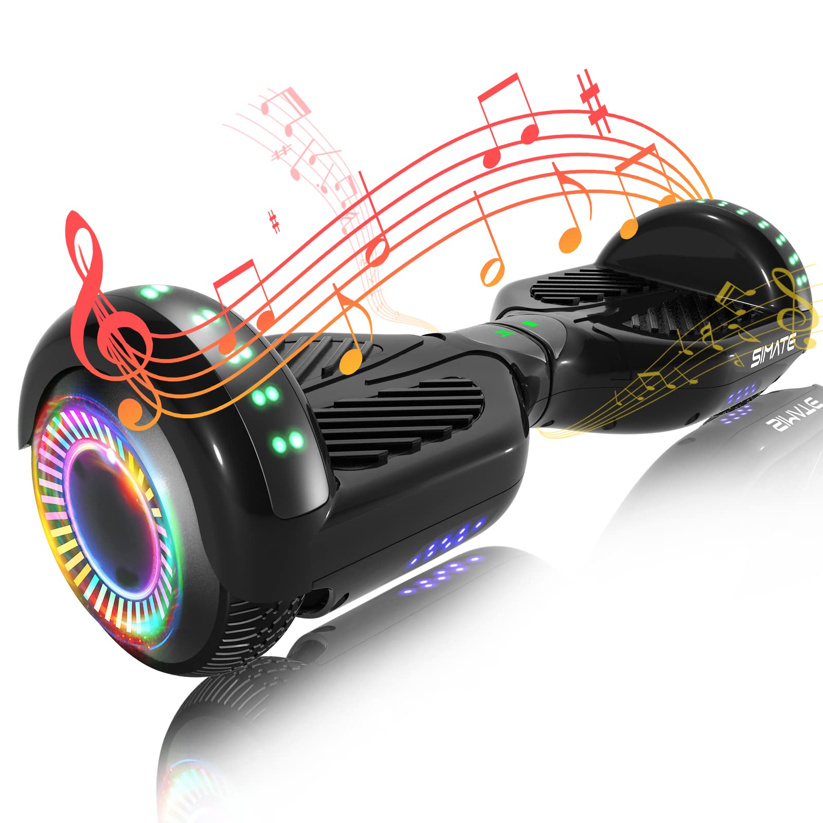 Scooter, Bluetooth & Corlorful LED Lights, Gifts for Kids & Adults & Girls & Boys, for All Ages