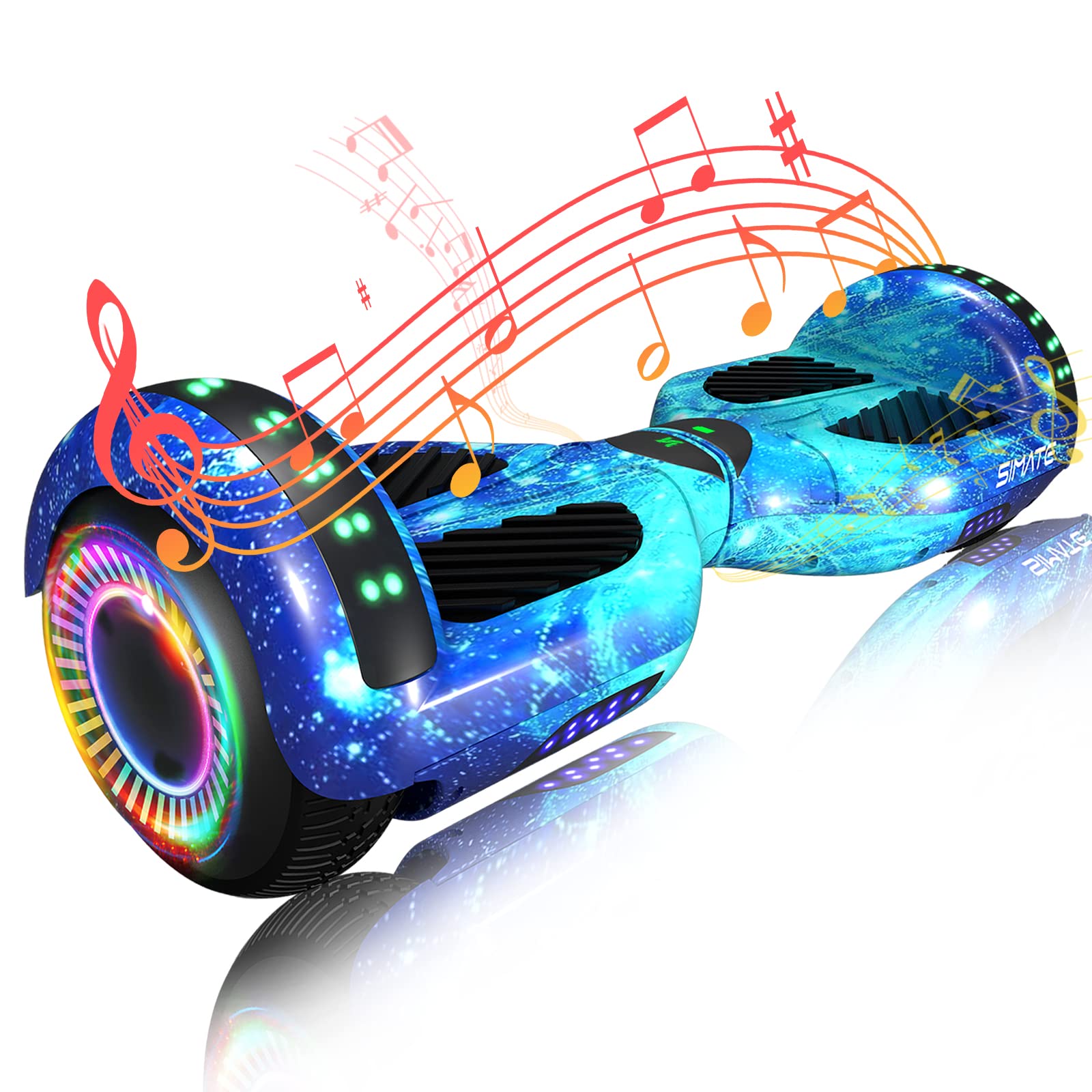 Scooter, Bluetooth & Corlorful LED Lights, Gifts for Kids & Adults & Girls & Boys, for All Ages