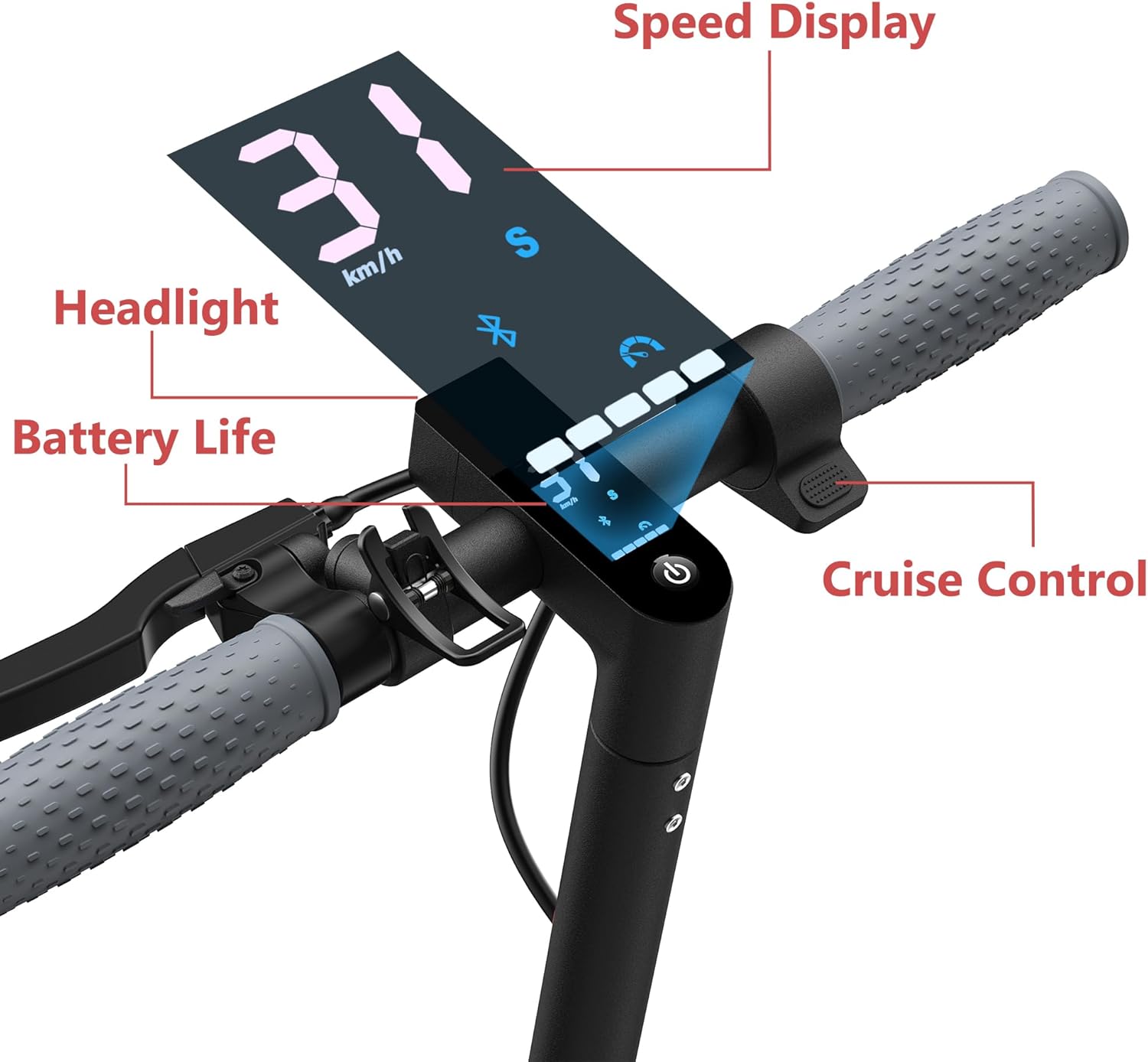 Electric Scooter for Adults, 8.5/10/14" Tires, 19/22Mph, 350W/500W Motor, 21-28 Miles Range, Folding E-Scooter with Dual Suspension,APP(V1/SPRO/MAX/PRO/X1/X1PRO)
