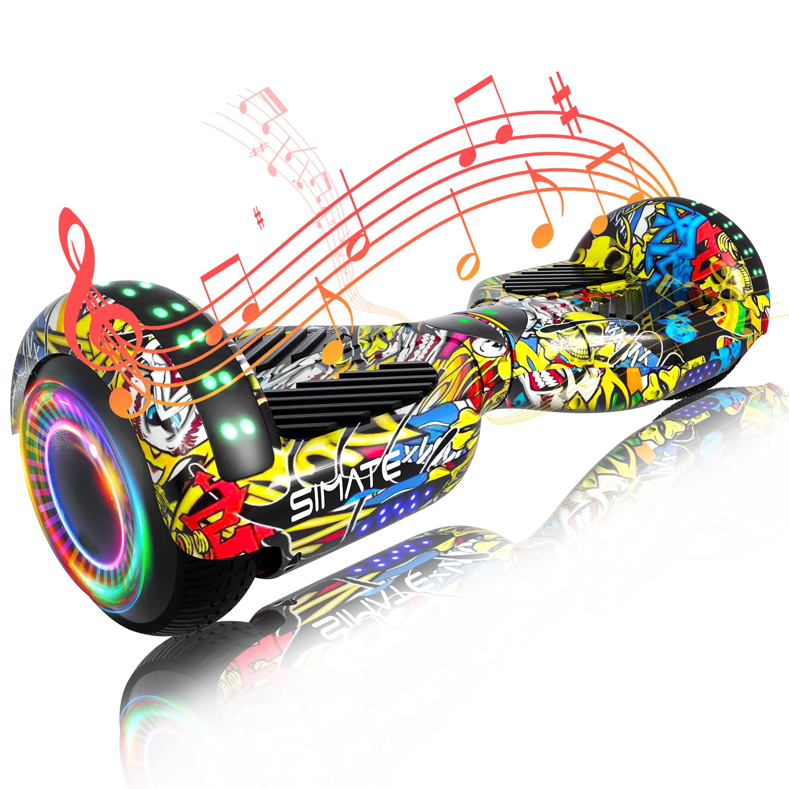 Scooter, Bluetooth & Corlorful LED Lights, Gifts for Kids & Adults & Girls & Boys, for All Ages