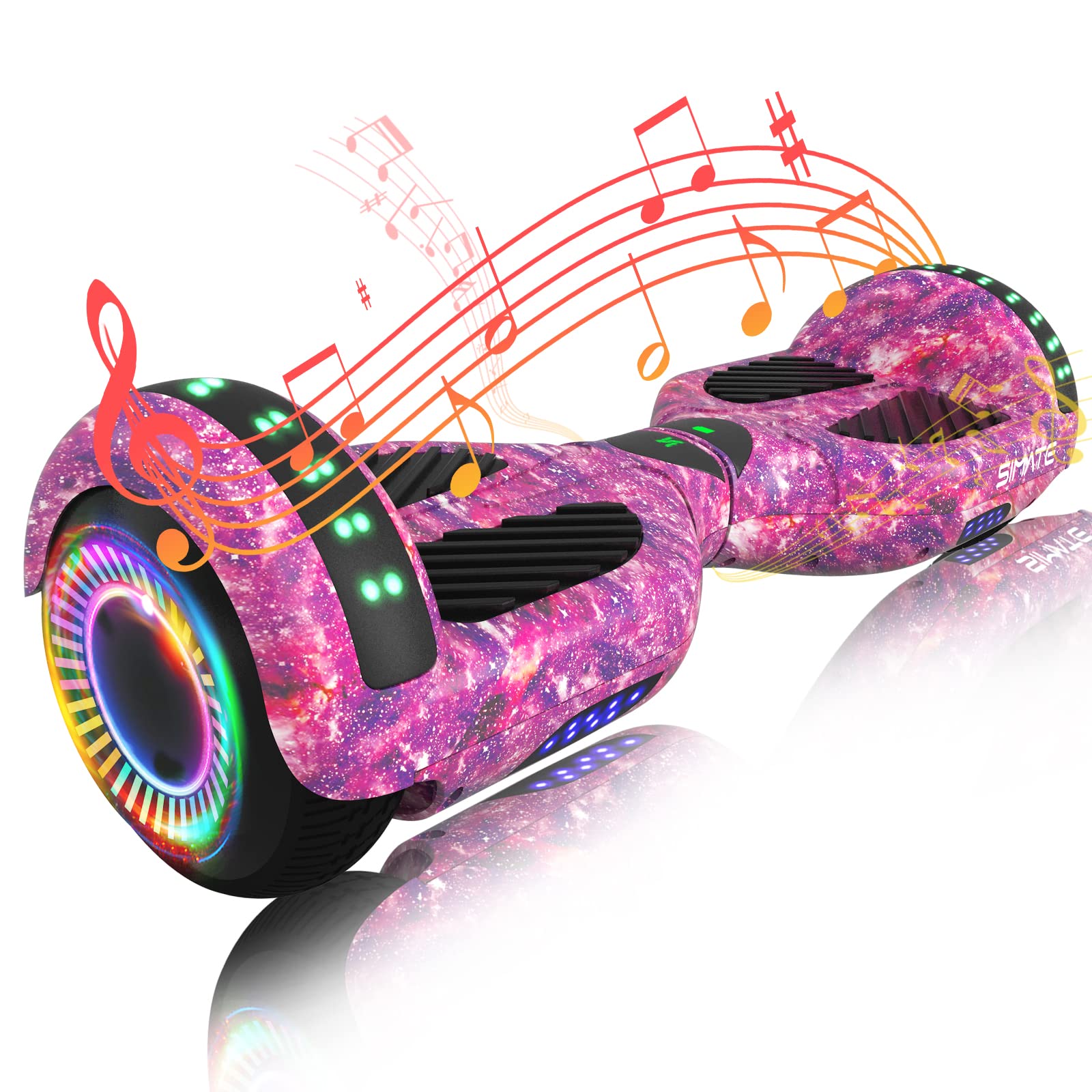 Scooter, Bluetooth & Corlorful LED Lights, Gifts for Kids & Adults & Girls & Boys, for All Ages